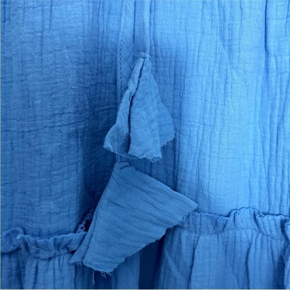 BTFL-life Blue Angel Gauze Tier Dress - Picture 9 of 12